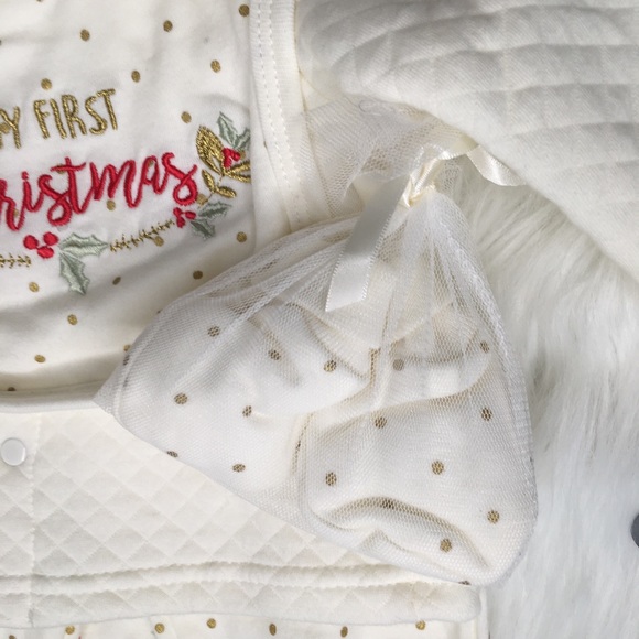 ⭐️HOST PICK⭐️ Baby’s First Christmas NWT 6 Piece Set - Picture 4 of 8